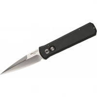 Автоматический складной нож Godson™ Solid Black Handle, Satin Blade купить в Новокузнецке