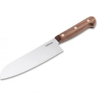 Кухонный нож Boker Cottage-Craft Santoku, сталь С75, рукоять дерево купить в Новокузнецке