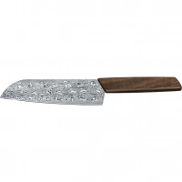 Кухонный нож Victorinox SANTOKU Limited, сталь дамаск, 17 см, рукоять орех, подарочная упаковка купить в Новокузнецке