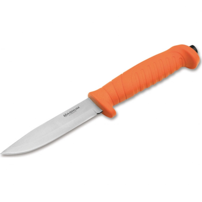 Нож с фиксированным клинком Boker Knivgar Sar Orange, сталь 420A, рукоять пластик