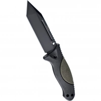 Нож с фиксированным клинком EX-F02 Black Tanto Blade, OD Green Handle 11.4 см. купить в Новокузнецке