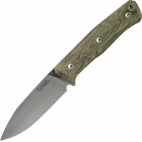 Нож с фиксированным клинком LionSteel B35, сталь Sleipner, рукоять Green canvas micarta купить в Новокузнецке