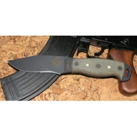 Нож с фиксированным клинком Ontario «NS-4 Black Canvas Micarta Handle» купить в Новокузнецке