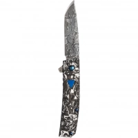 Нож складной Benchmade Tengu 601-211, сталь дамаск, карбон/G-10 купить в Новокузнецке