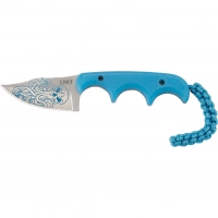 Шейный нож с фиксированным клинком CRKT Minimalist Bowie Cthulhu, сталь 8Cr13MoV, рукоять полипропилен купить в Новокузнецке