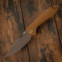 Складной нож CJRB Feldspar, сталь D2, Brown G10 купить в Новокузнецке