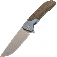 Складной нож Maxace Goliath Blue, сталь Bohler K110, Micarta купить в Новокузнецке