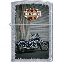 Зажигалка ZIPPO Harley-Davidson® Байк, с покрытием Street Chrome™, латунь/сталь, серебристая, 36x12x56 мм купить в Новокузнецке