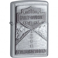 Зажигалка ZIPPO Harley-Davidson® Легенда, с покрытием Street Chrome™ купить в Новокузнецке